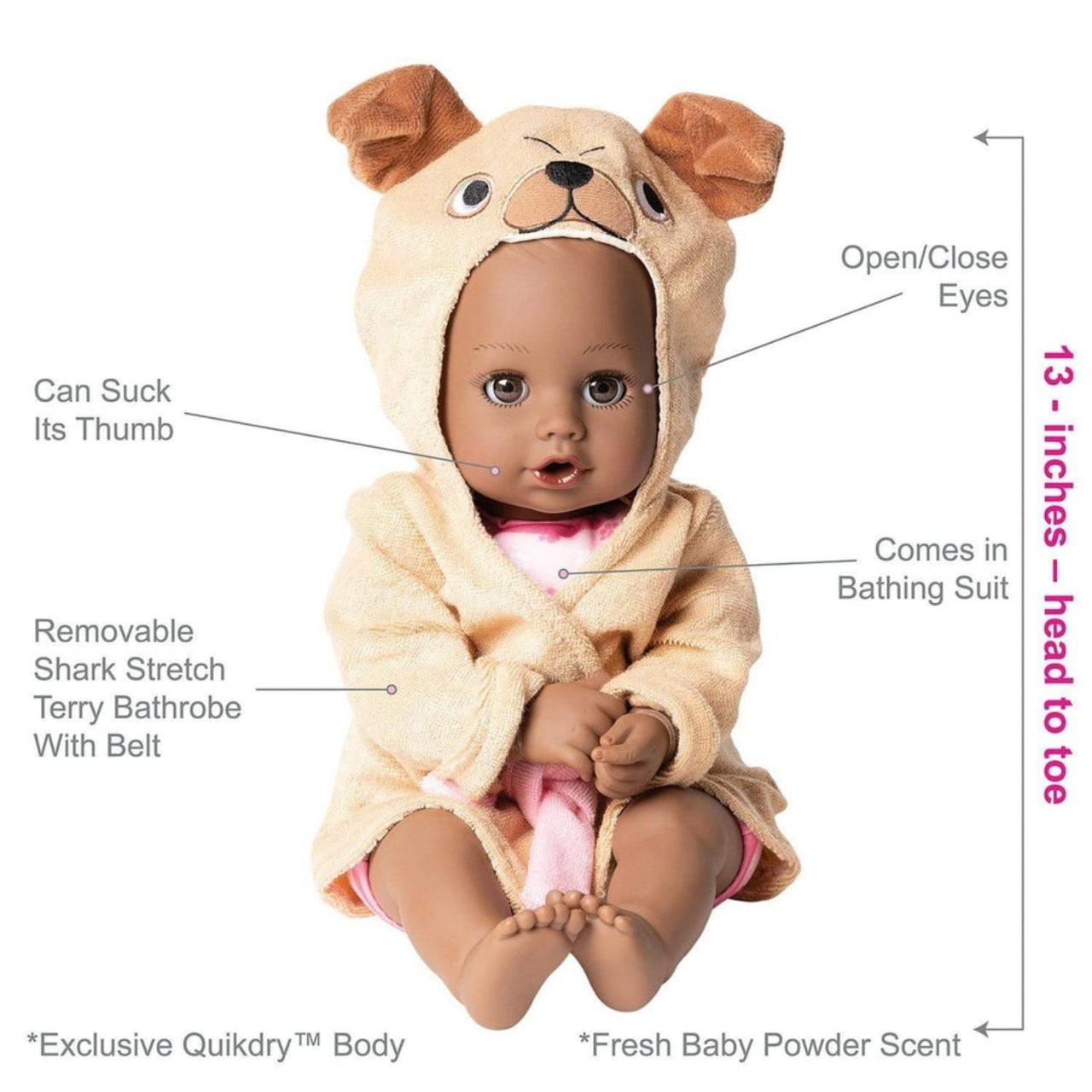 Adora BathTime Puggy Love Baby Doll, Doll Clothes & Accessories Set