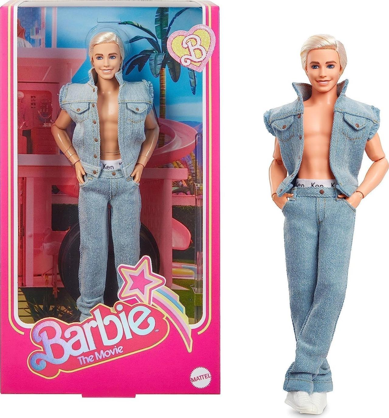 Ken Doll Wearing Denim Matching Set – Barbie The Movie