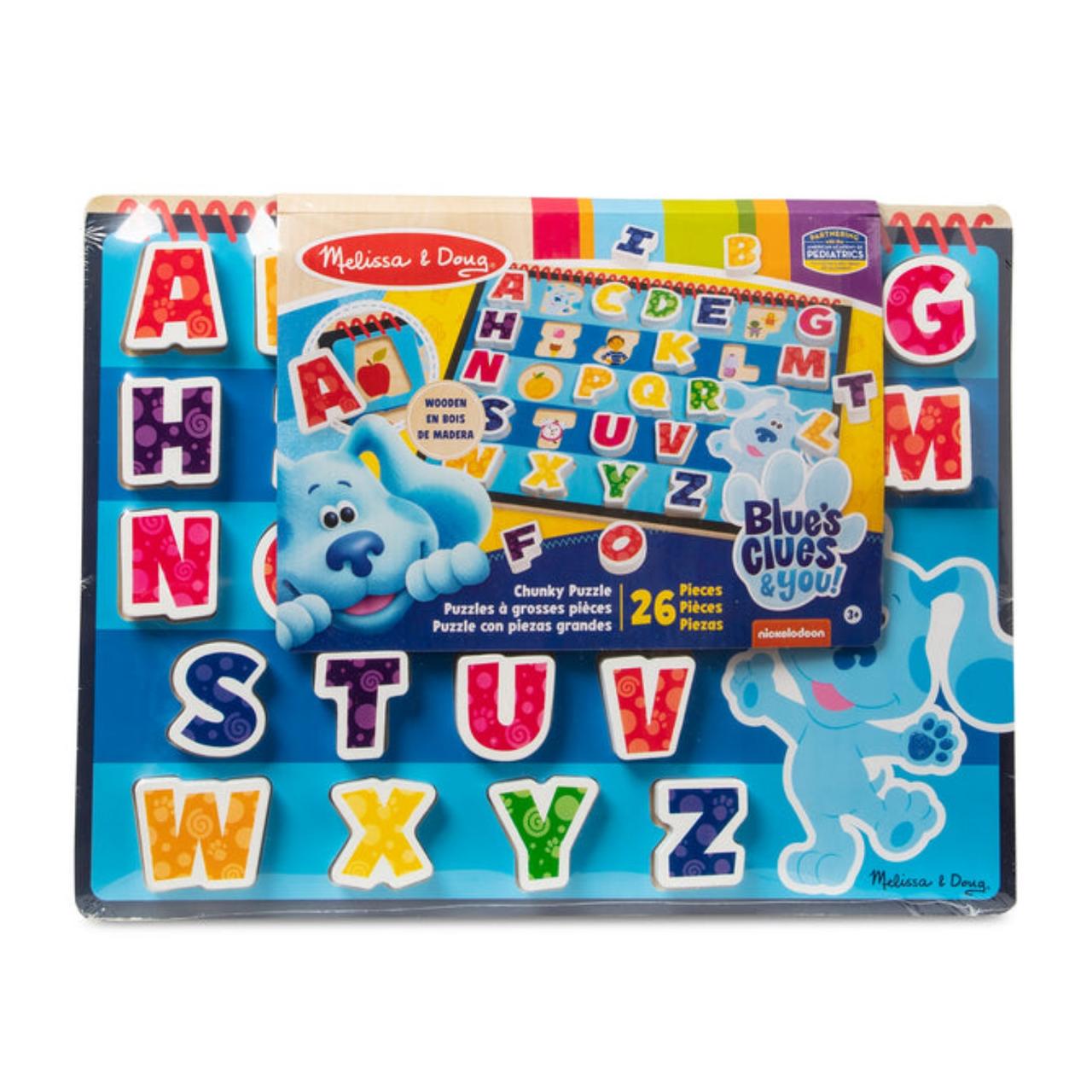 Melissa and doug Blue's Clues & You! Wooden Chunky Puzzle - Alphabet