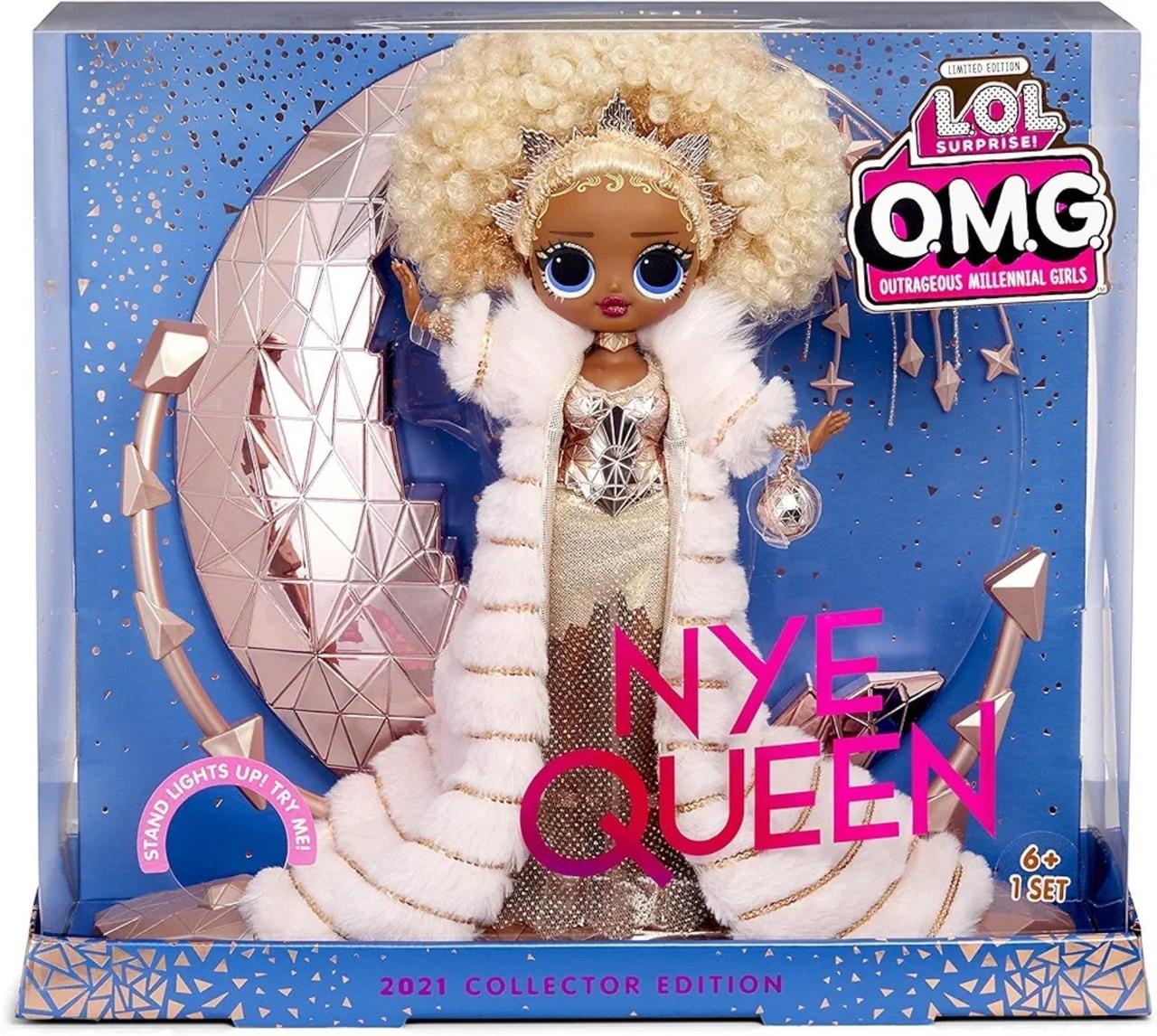 L.O.L. Surprise! Holiday OMG 2021 Collector NYE Queen Fashion Doll