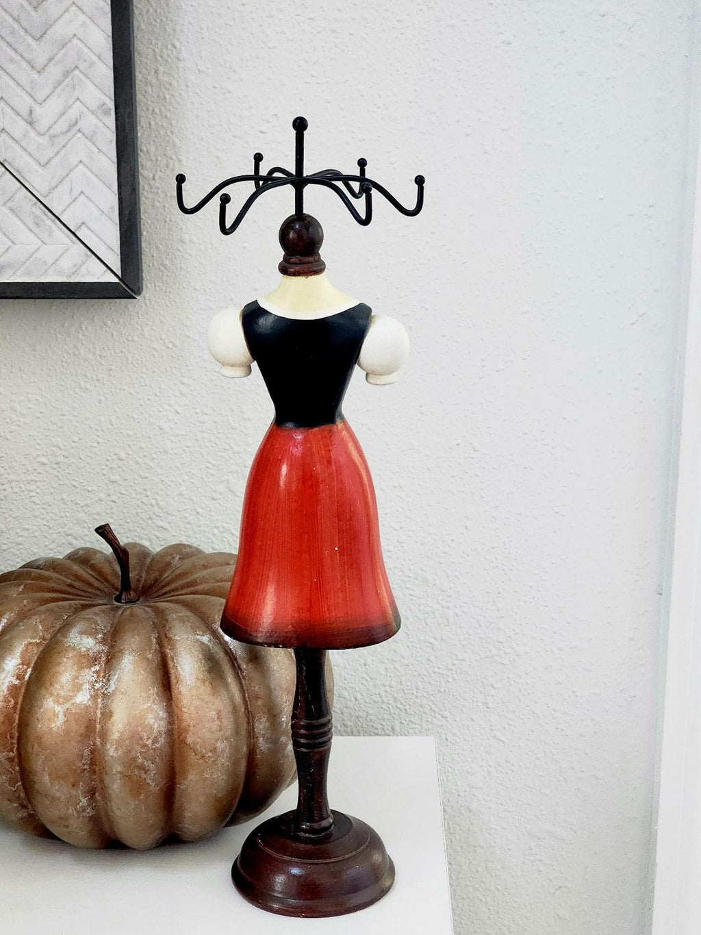 Wooden Vintage Jewelry Holder Stand