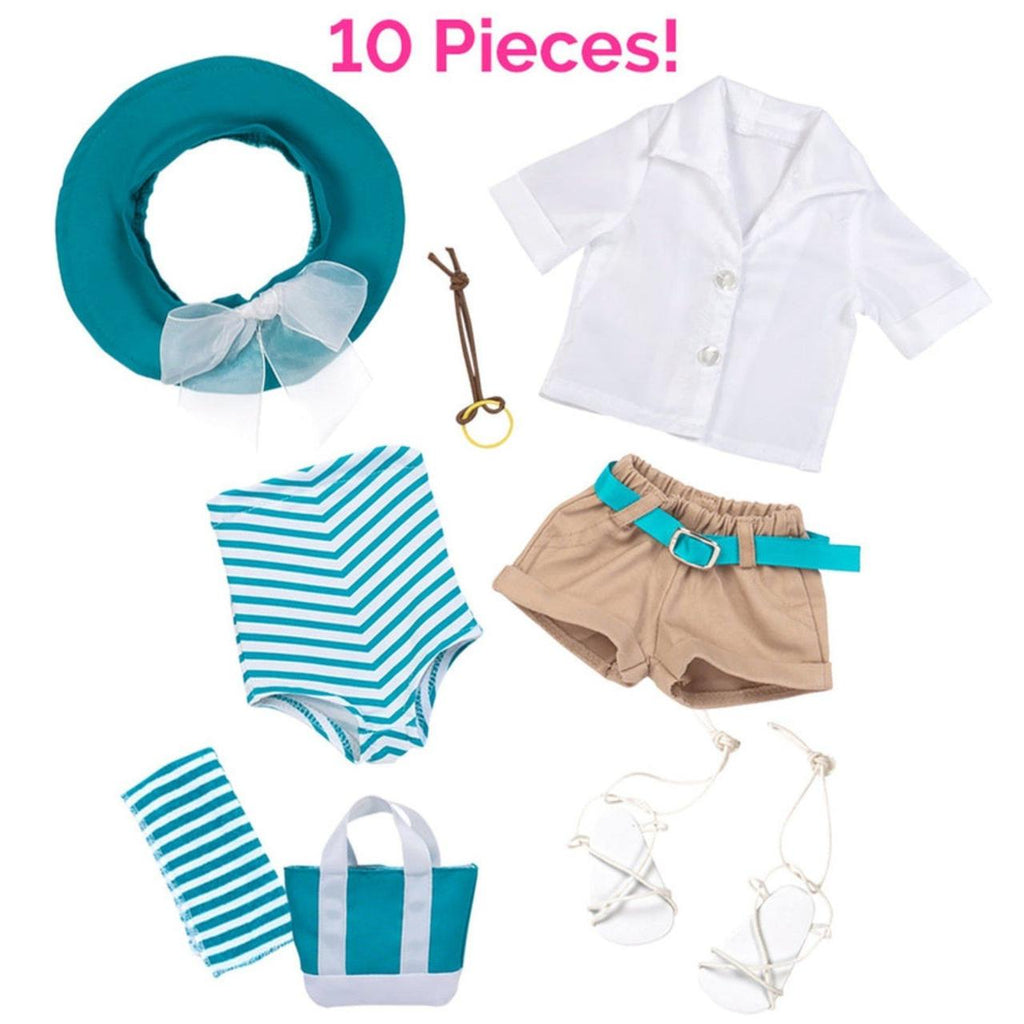 Amazing Girls 18 inch Doll Clothes - Summer Swim Outfit