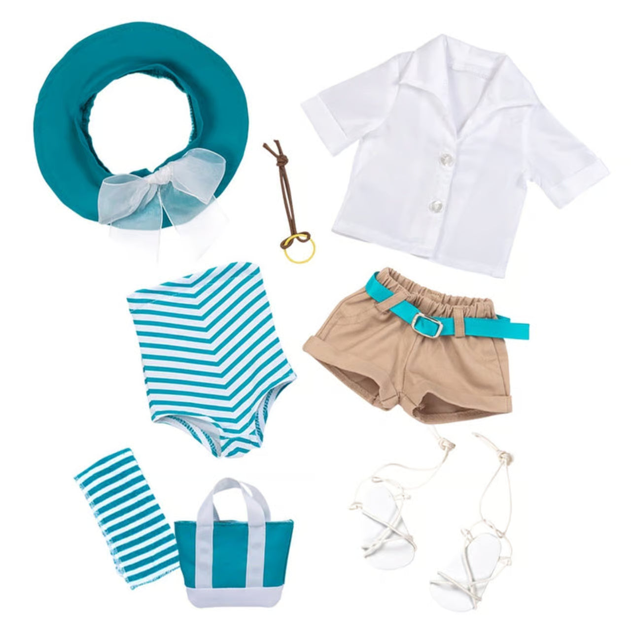 Amazing Girls 18 inch Doll Clothes - Summer Swim Outfit