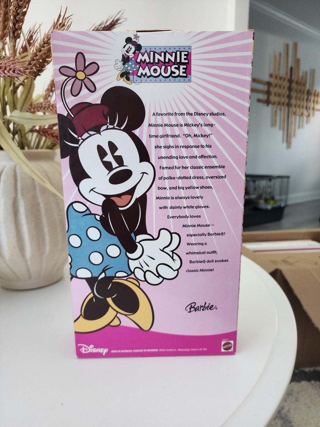Disney Minnie Mouse Barbie Doll 2005 Mattel J0873