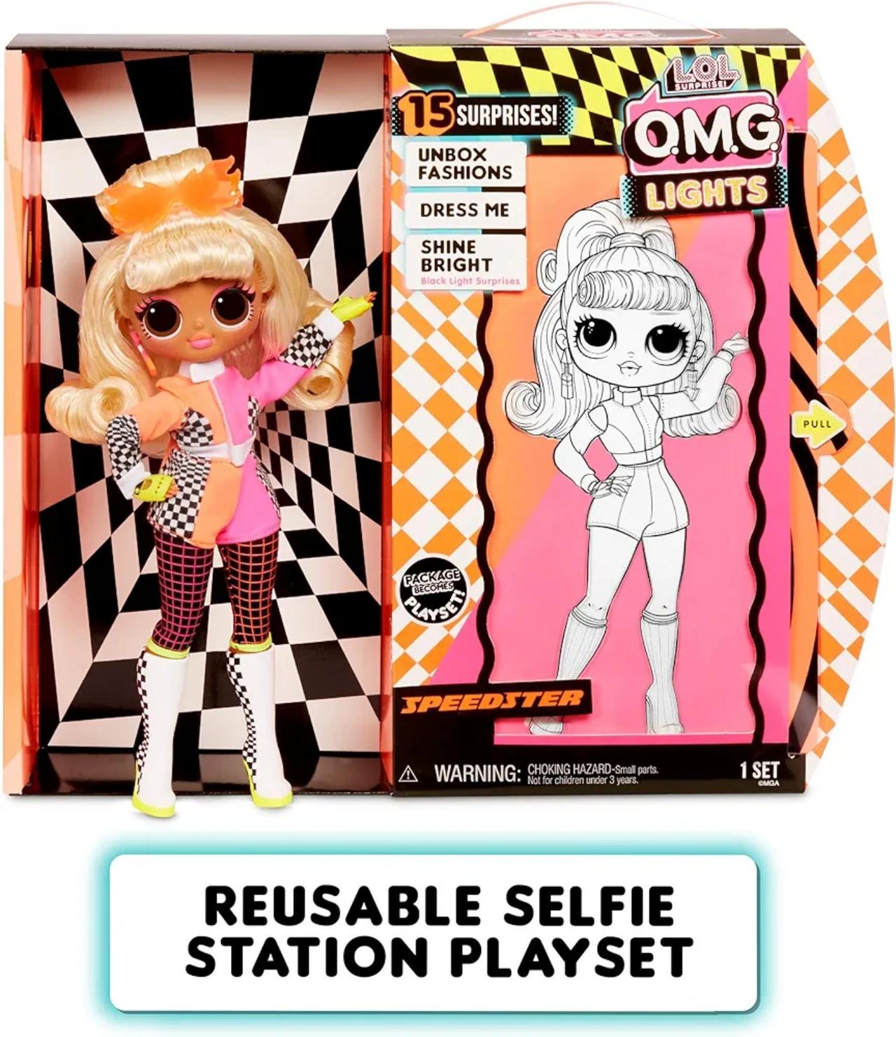 L.O.L. Surprise! O.M.G. Lights Speedster Fashion Doll