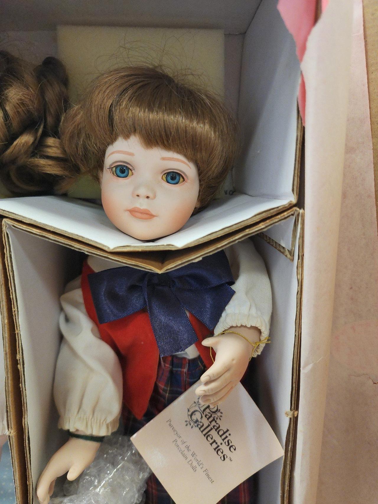 Paradise Galleries Jack & Jill Porcelain Dolls Treasury Premiere Edition