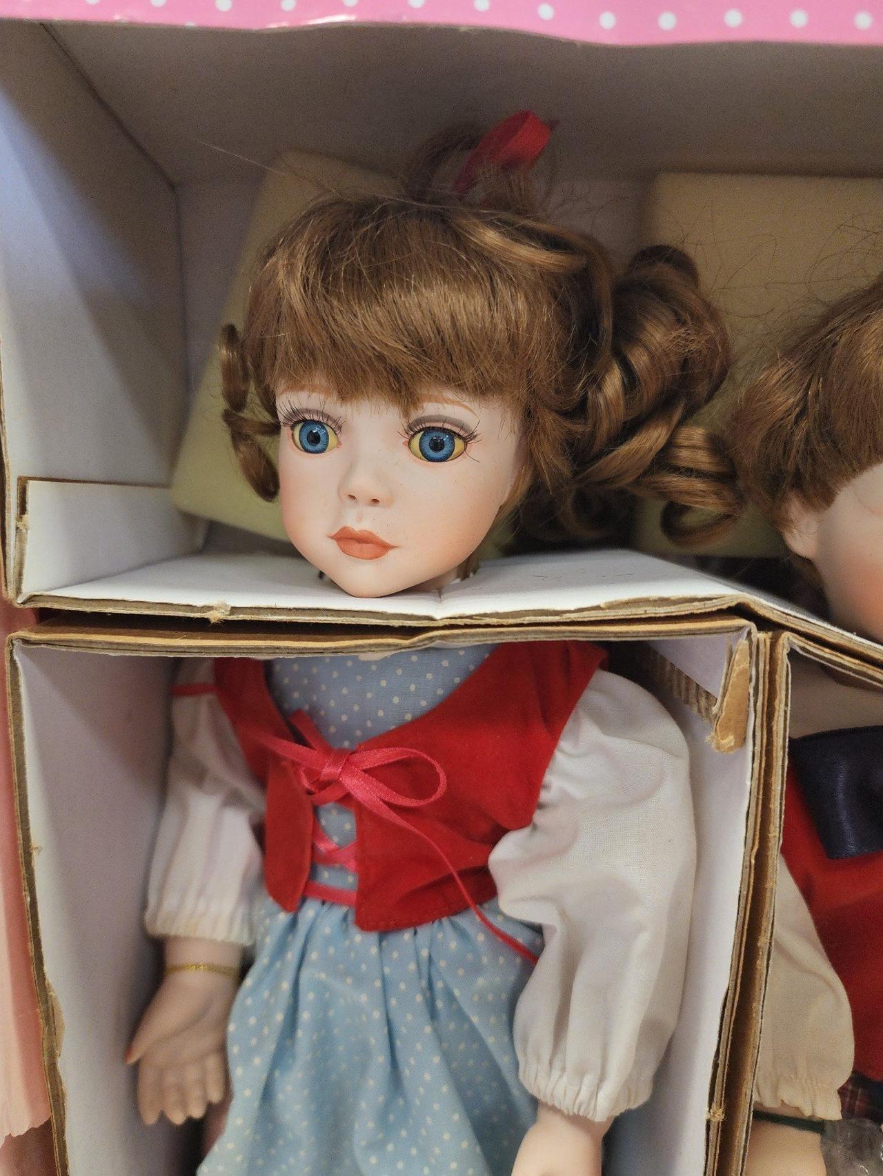 Paradise Galleries Jack & Jill Porcelain Dolls Treasury Premiere Edition