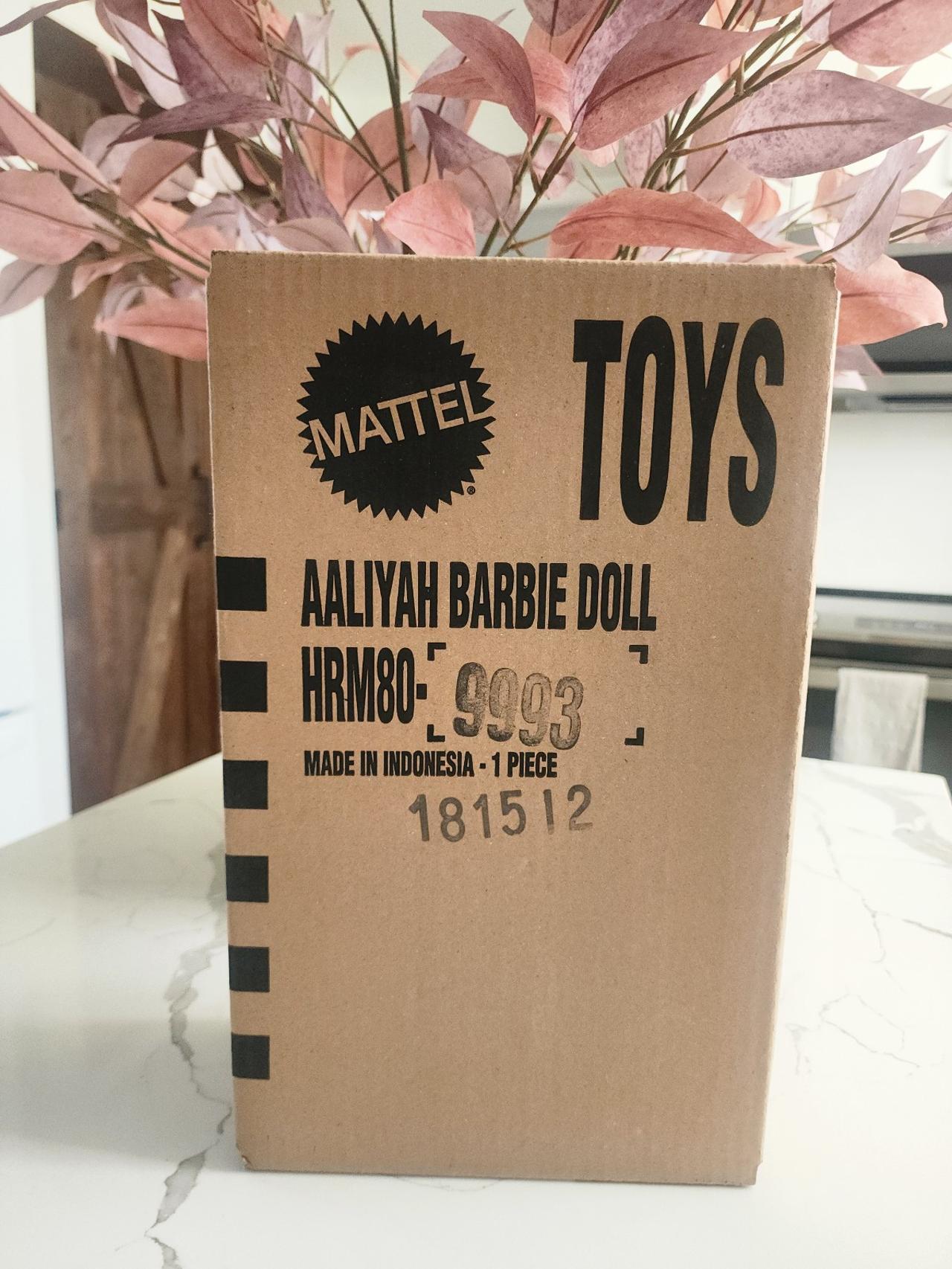 Barbie Signature Aaliyah 11.5" Collectible Doll in Black Faux Leather Outfit