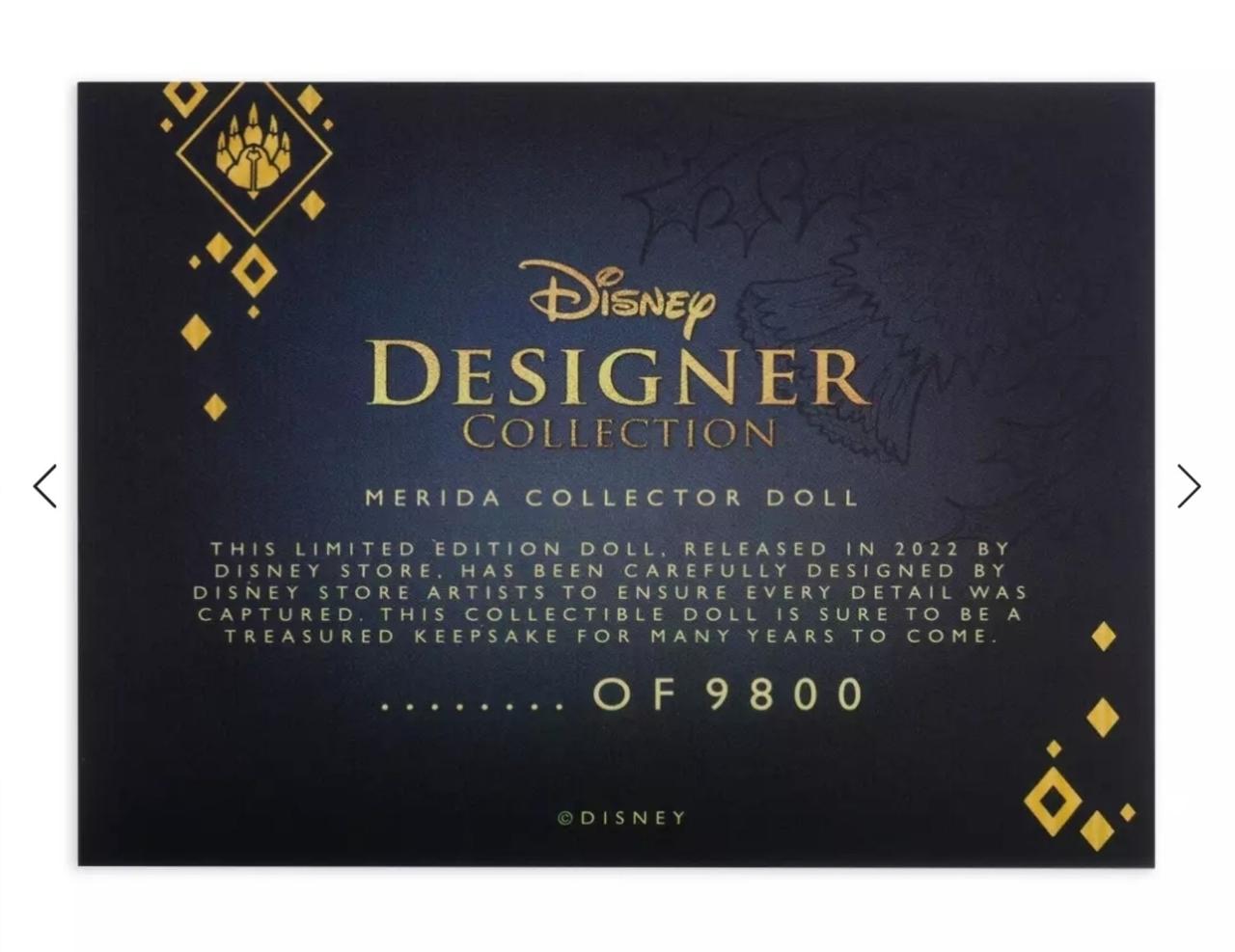 Merida Disney Designer Collection Limited Edition Doll