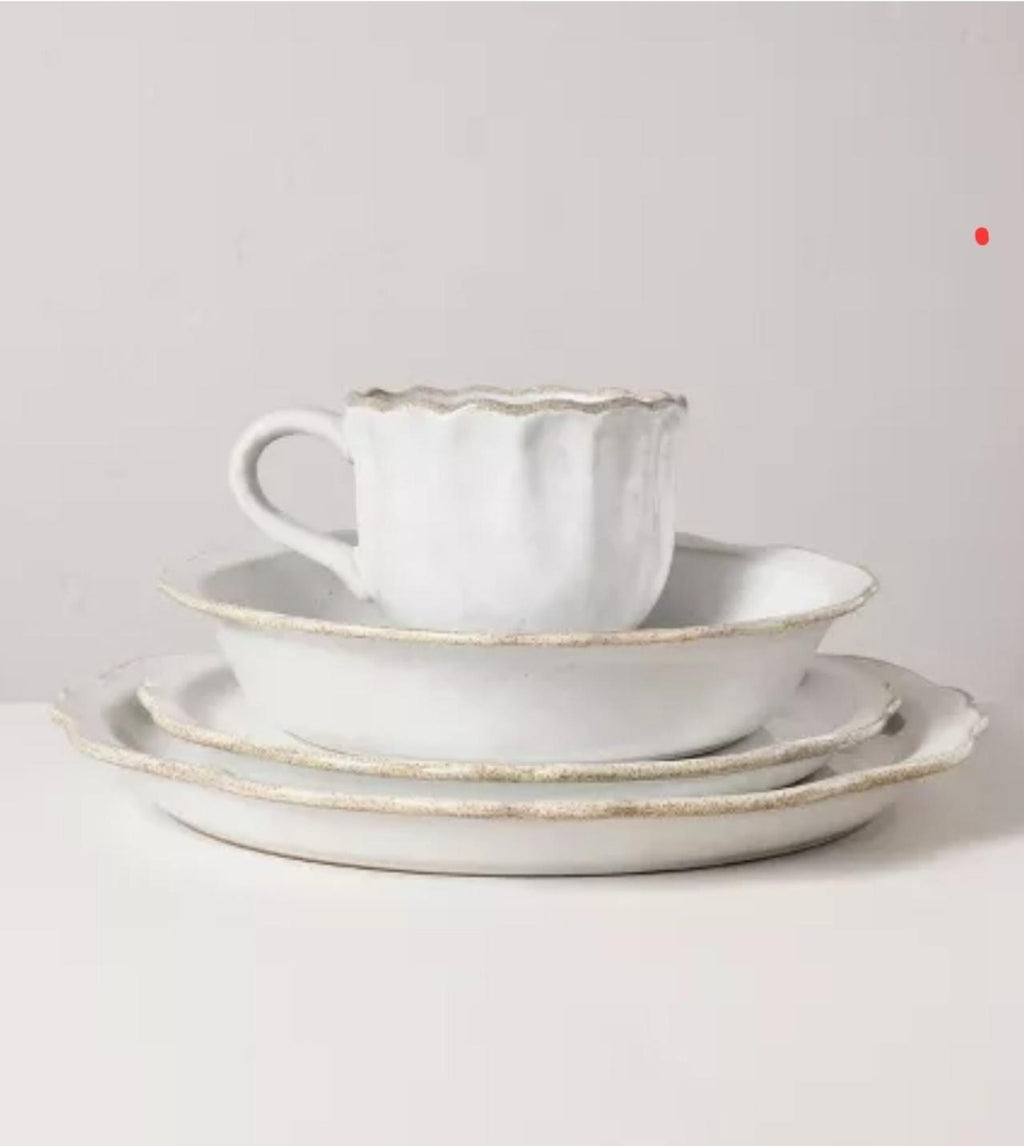 10oz Carved Edge Mug Cream - Hearth & Hand™ with Magnolia