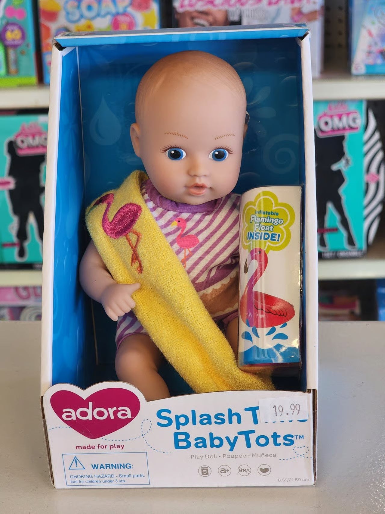 Adora Splash Time Babies Collection, 8.5” Baby Doll with Sweet Baby Smell