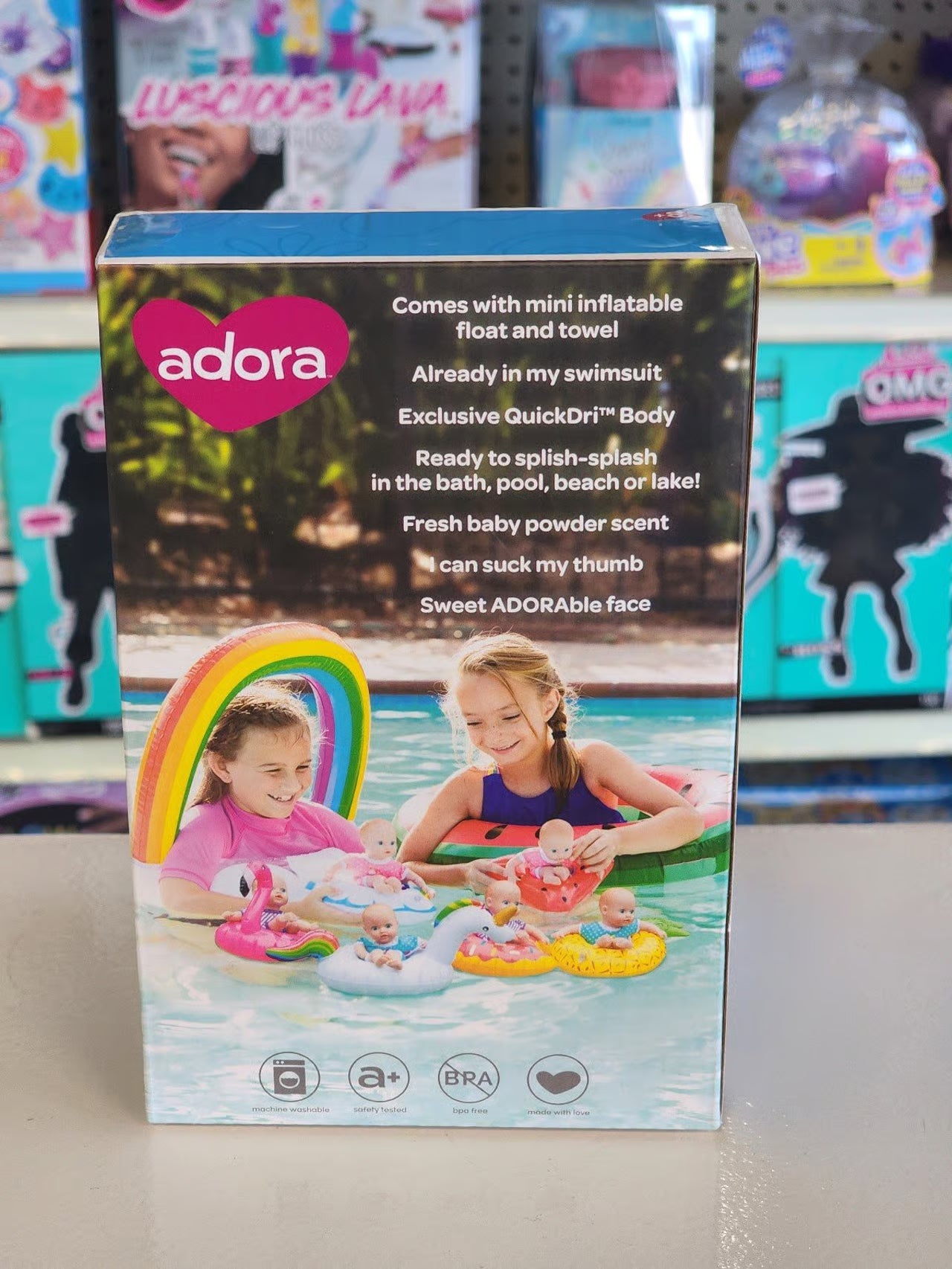 Adora Splash Time Babies Collection, 8.5” Baby Doll with Sweet Baby Smell