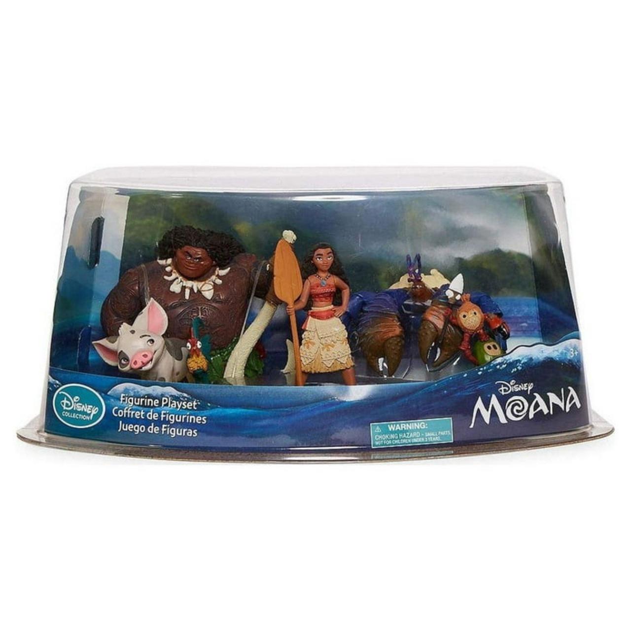 Disney Collection Moana 5 Piece Playset Moana Maui HEI HEI Pua Tamatoa