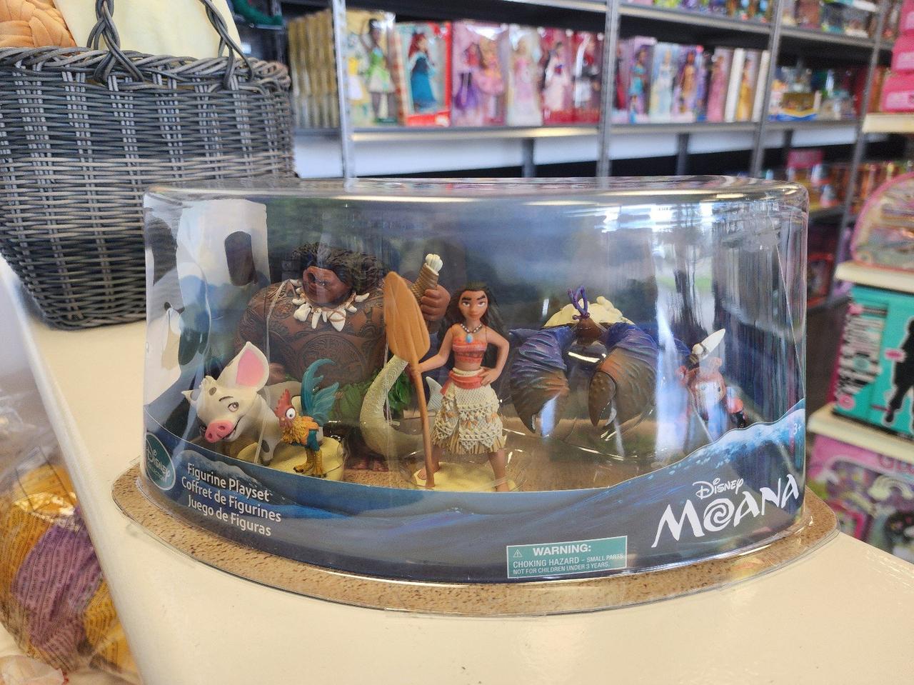 Disney Collection Moana 5 Piece Playset Moana Maui HEI HEI Pua Tamatoa