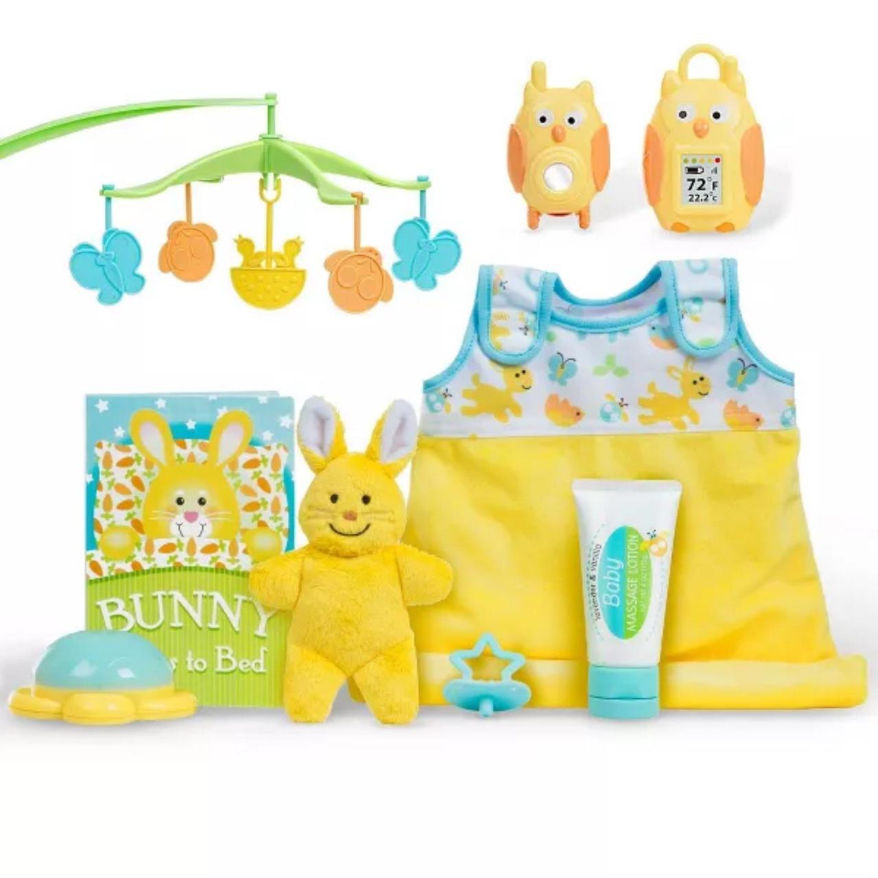Melissa & Doug Mine to Love Bedtime Play Set for Dolls with Night-Light