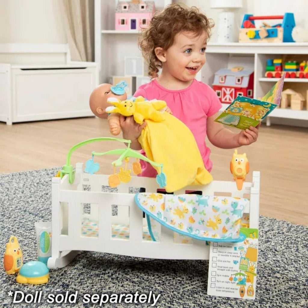 Melissa & Doug Mine to Love Bedtime Play Set for Dolls with Night-Light