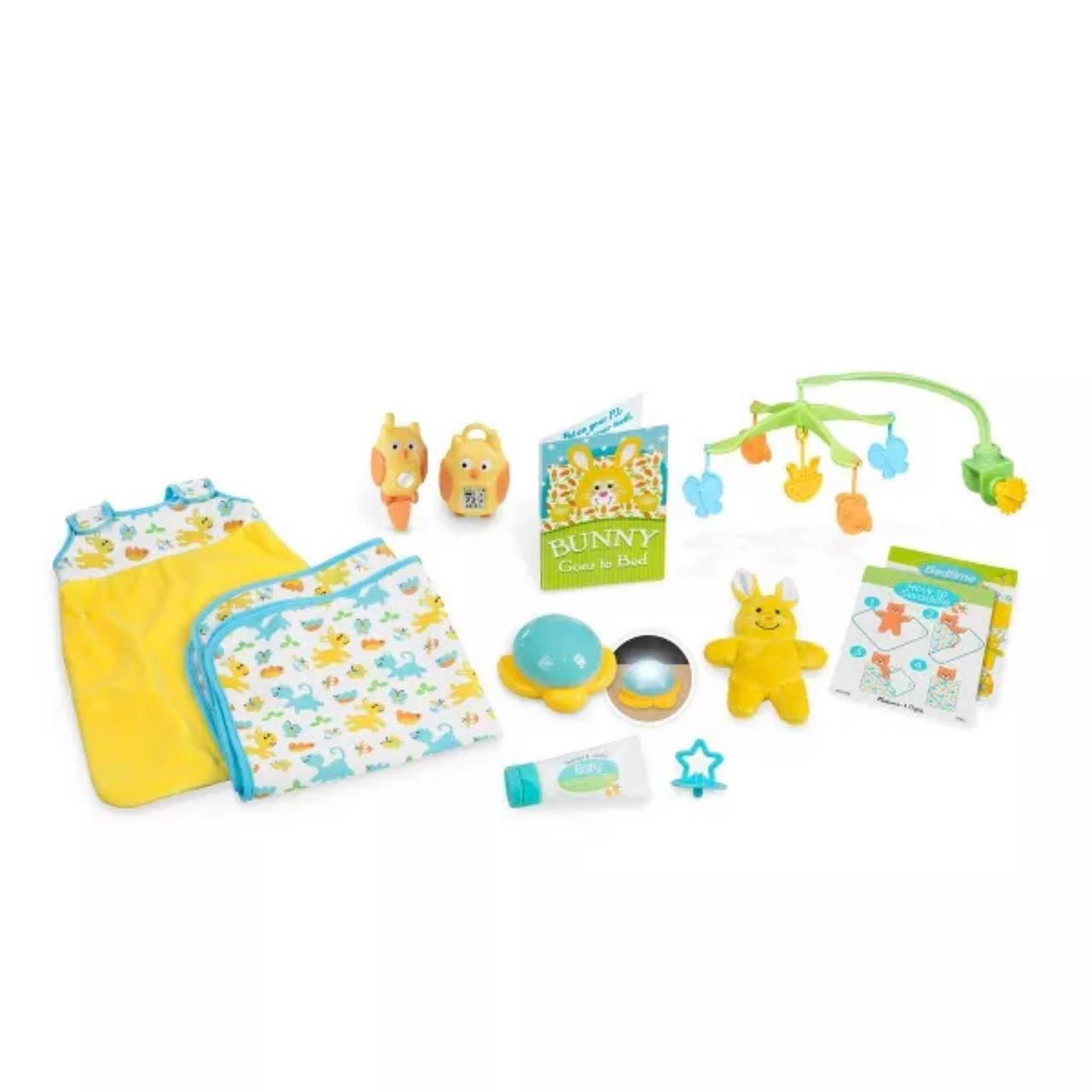 Melissa & Doug Mine to Love Bedtime Play Set for Dolls with Night-Light
