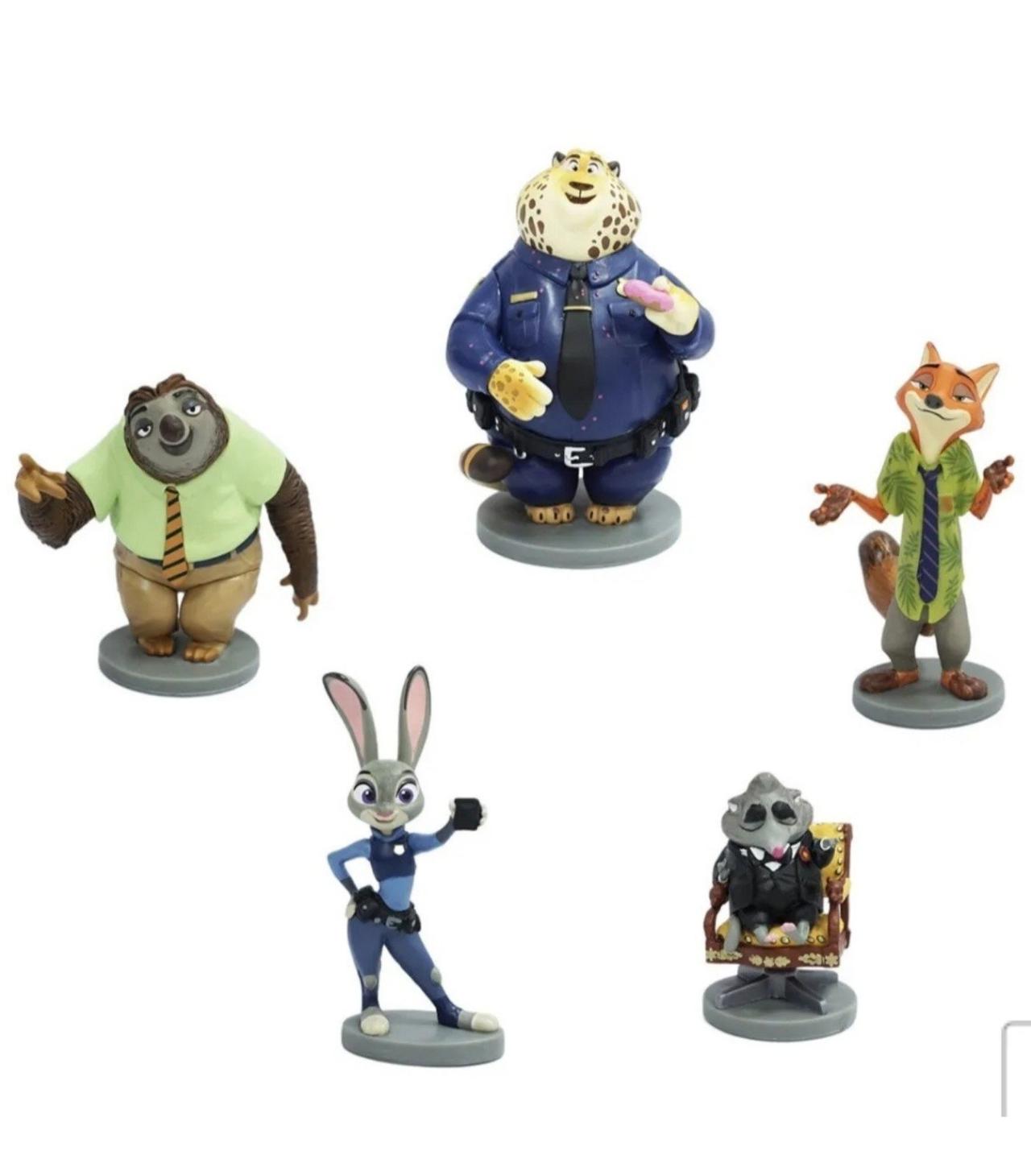 Disney Zootopia 5 Figures Toy Lot Set!! NIB! Last Ones!!