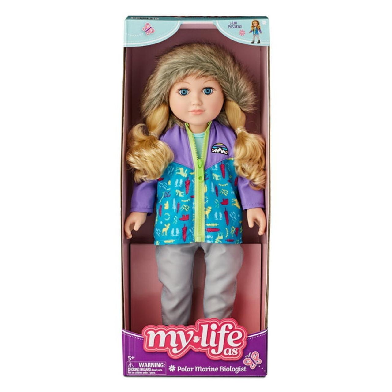 My Life As 18-inch Poseable Polar Marine Biologist Doll, Blonde Hair