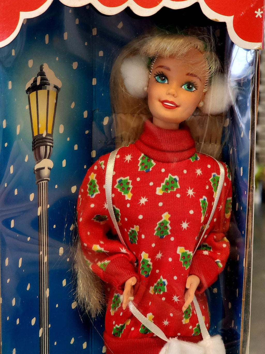 Barbie Caroling Fun Doll Special Edition Christmas 1995 Mattel #13966