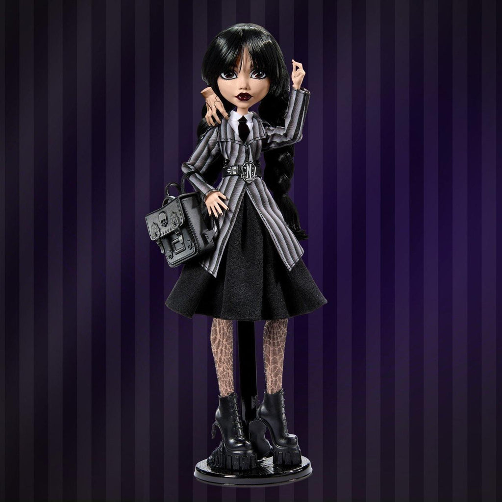 Monster High Wednesday Collectible Doll, Wednesday Addams in Nevermore Academy