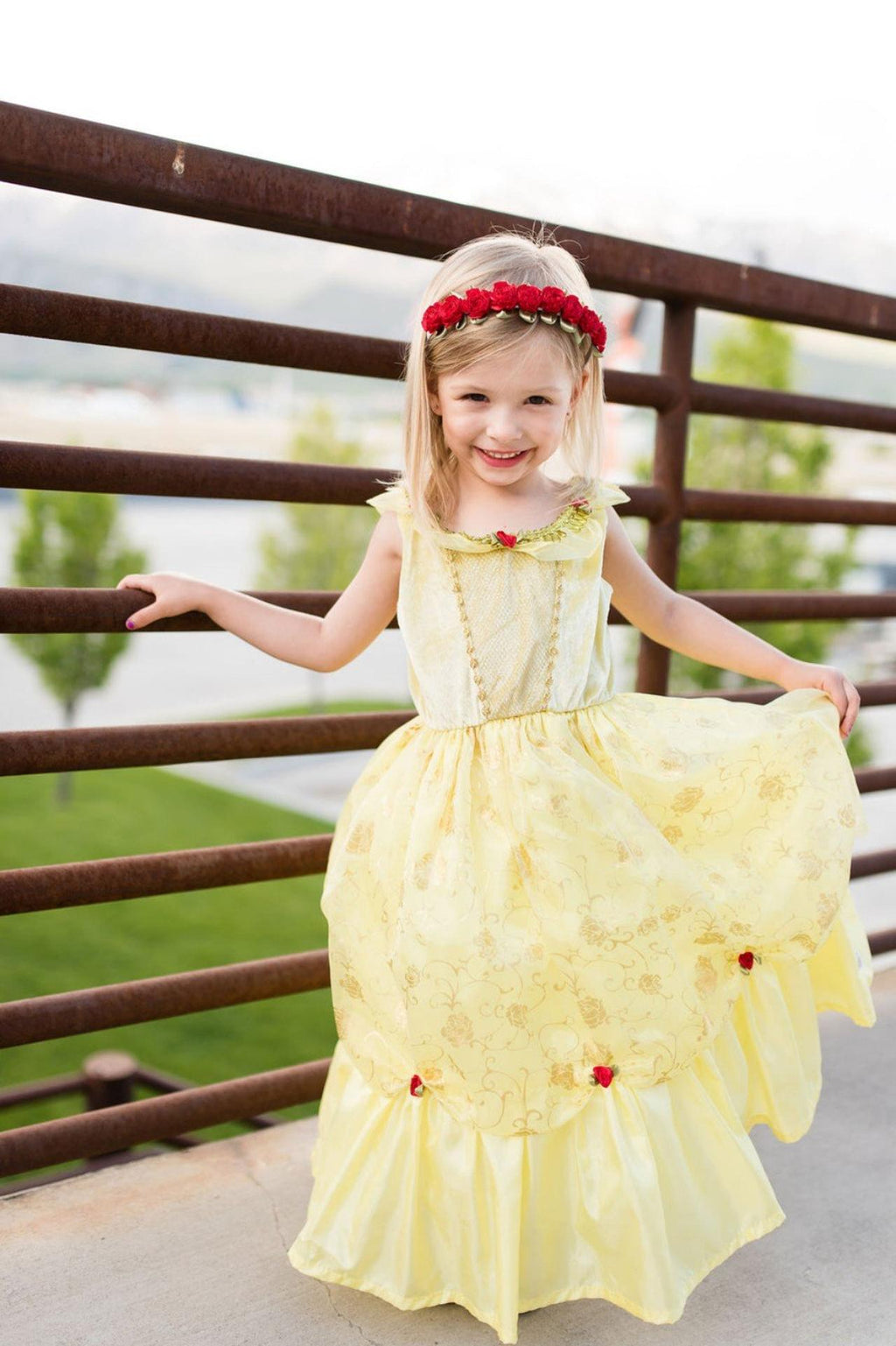 Little Adventures YELLOW BEAUTY DRESS UP Size XL (7-9)