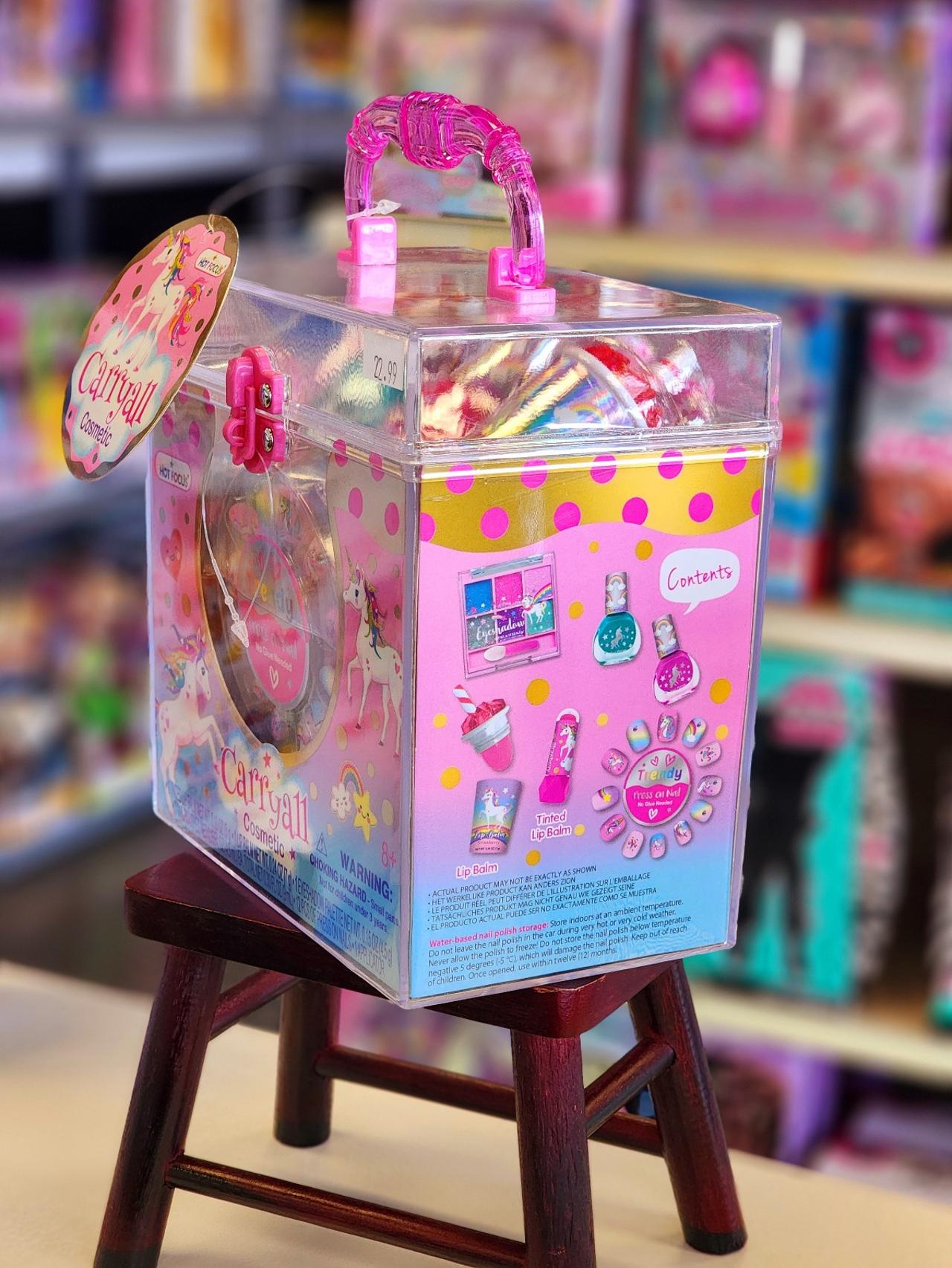 Hot Focus Carry All Cosmetic Set - 20 Piece Unicorn Makeup Set for