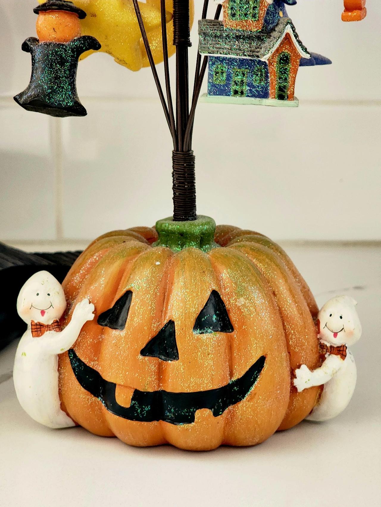 Halloween Pumpkin Ornament Tree Decor – Rare Vintage Find!