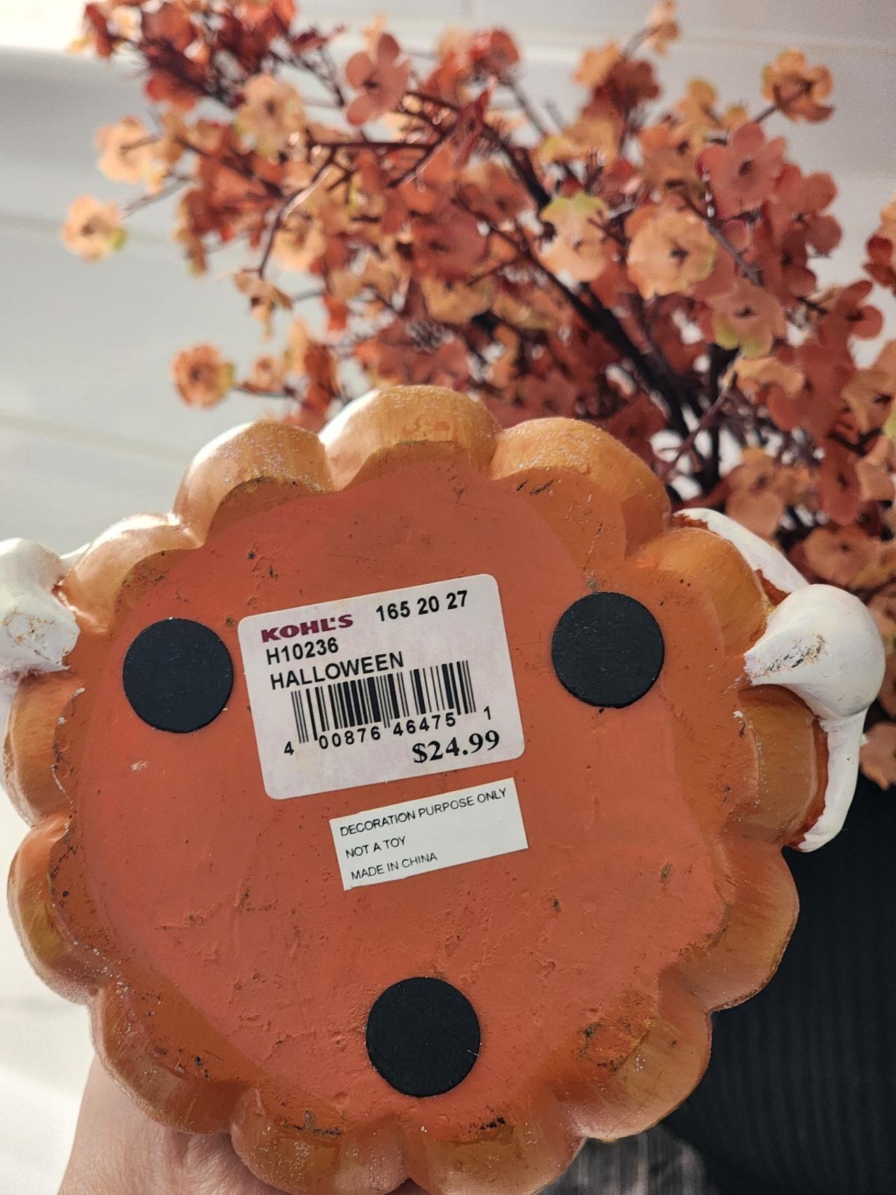 Halloween Pumpkin Ornament Tree Decor – Rare Vintage Find!