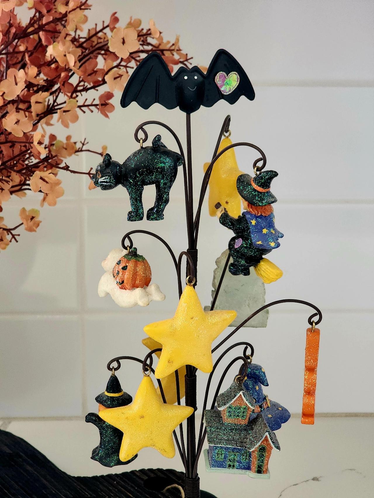Halloween Pumpkin Ornament Tree Decor – Rare Vintage Find!