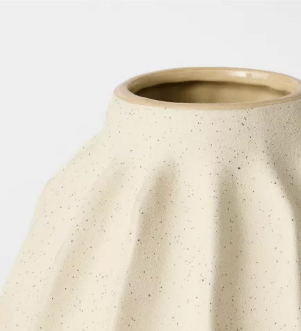 Wavy Ceramic Vase - Threshold designed with Studio McGee