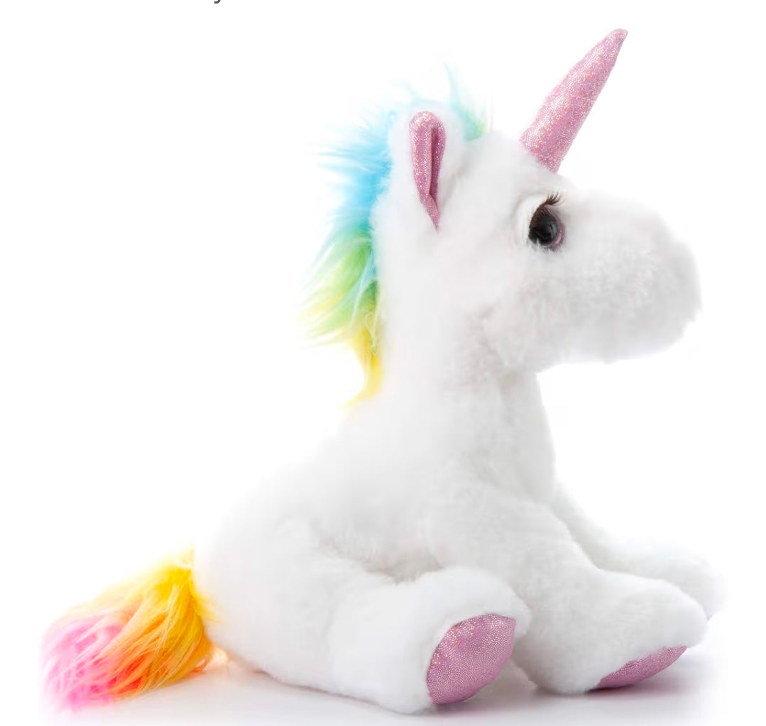 The Petting Zoo, Lash'z Unicorn Stuffed Animal, Unicorn Plush Toy 10 inches