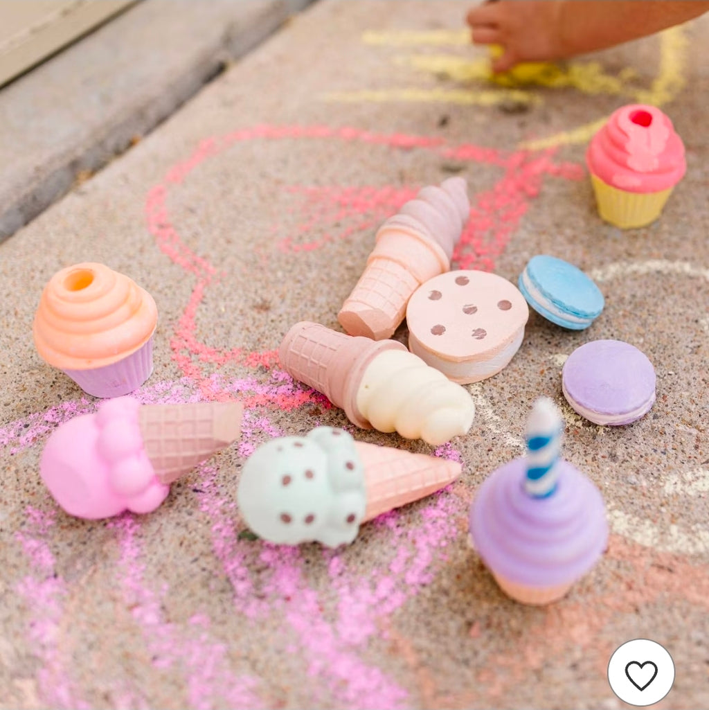 Melissa & Doug Ice Cream & Cake Chalk Set