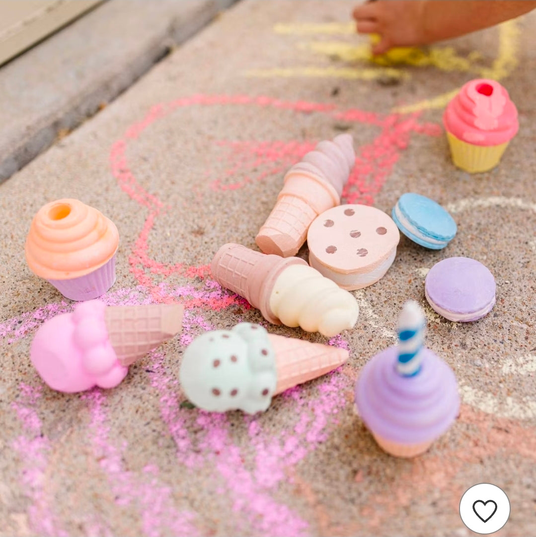 Melissa & Doug Ice Cream & Cake Chalk Set