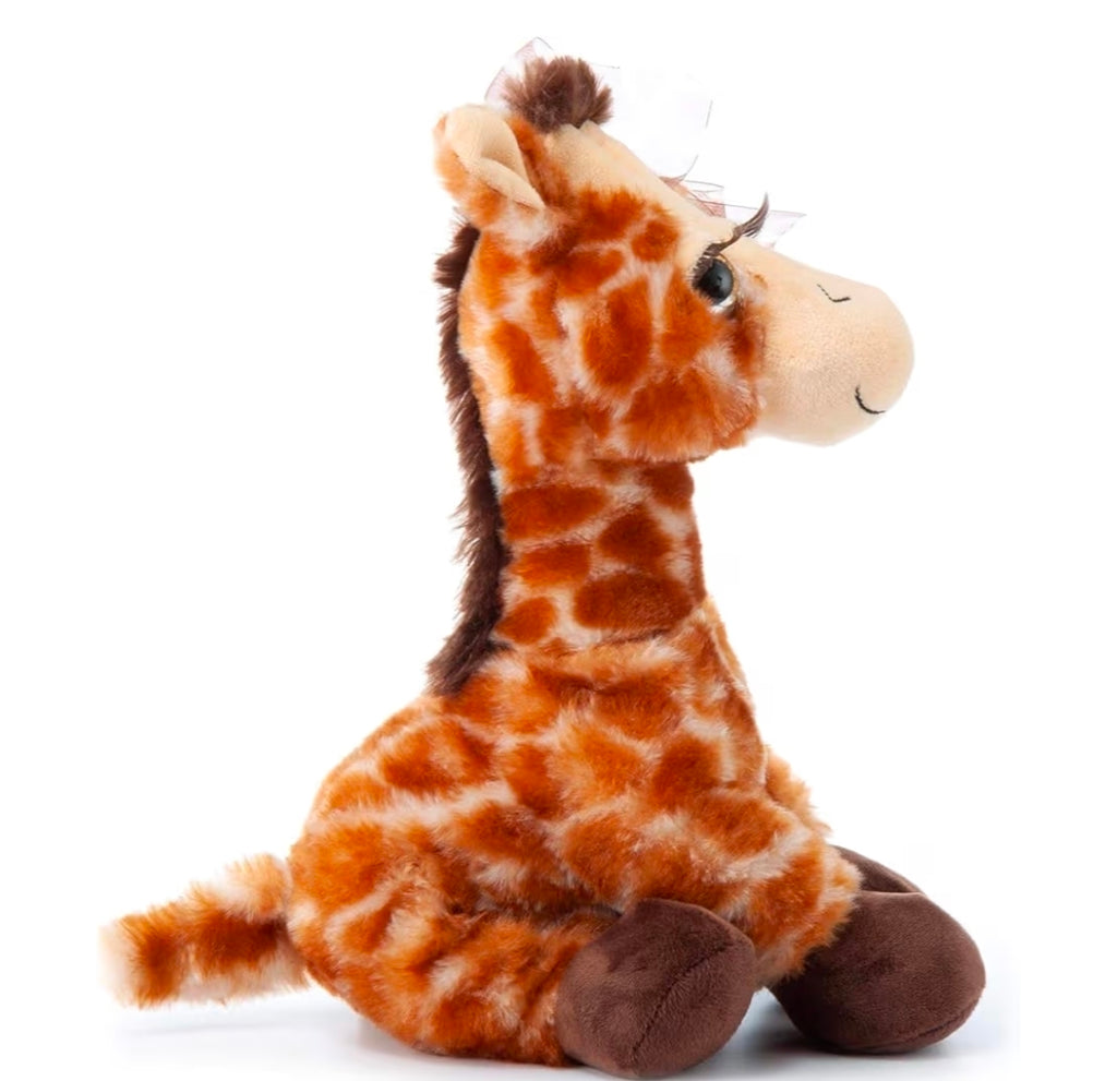 The Petting Zoo Lash'z Giraffe Stuffed Animal Plush Toy, 12"
