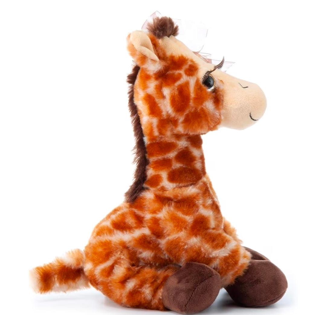 The Petting Zoo Lash'z Giraffe Stuffed Animal Plush Toy, 12"