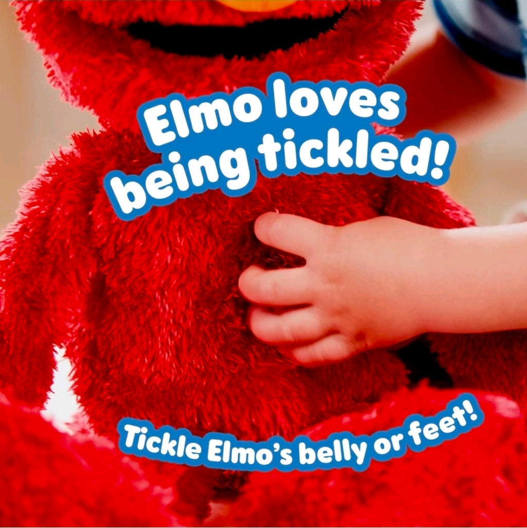 Sesame Street Tickle Me Elmo Giggle Max Interactive Plush Toy