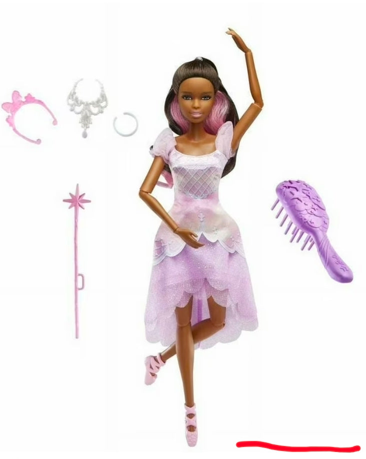 Barbie in the Nutcracker Sugar Plum Princess Ballerina Doll - Brown Hair