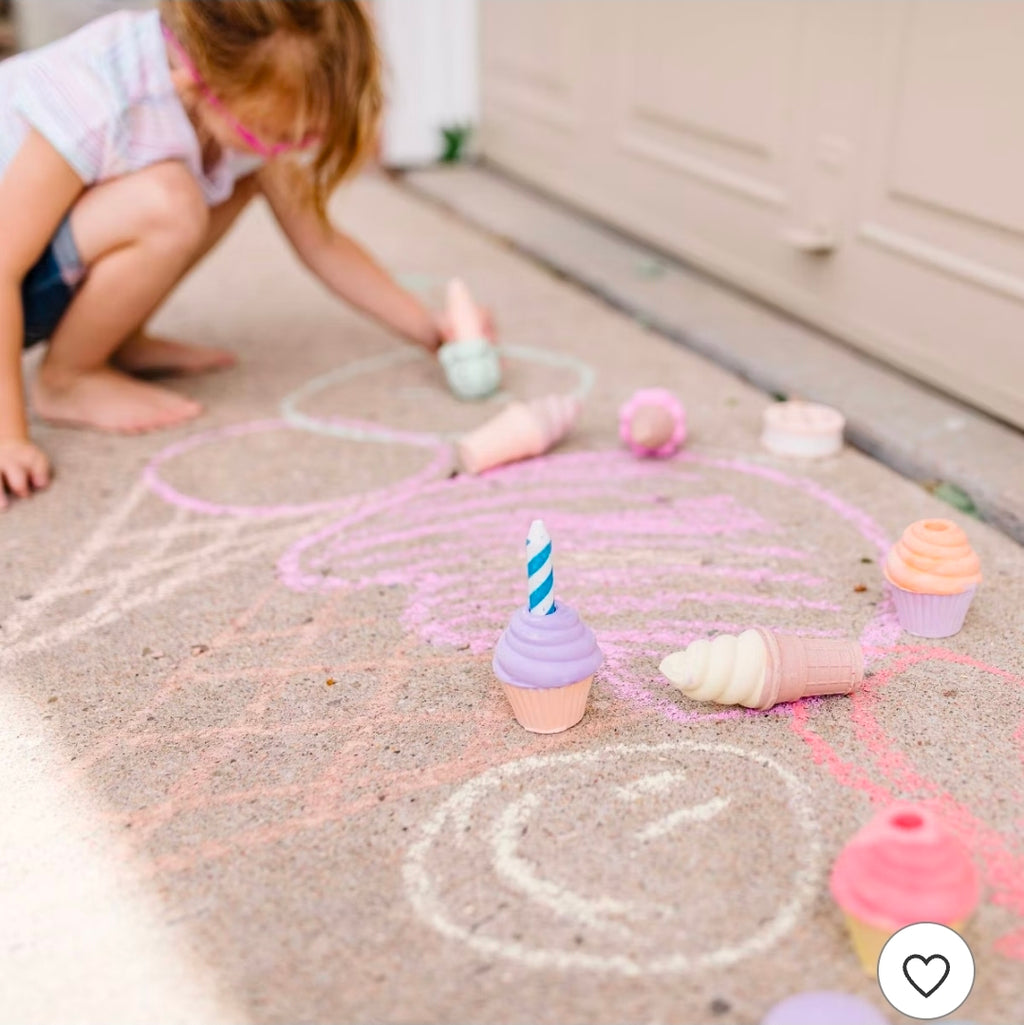 Melissa & Doug Ice Cream & Cake Chalk Set