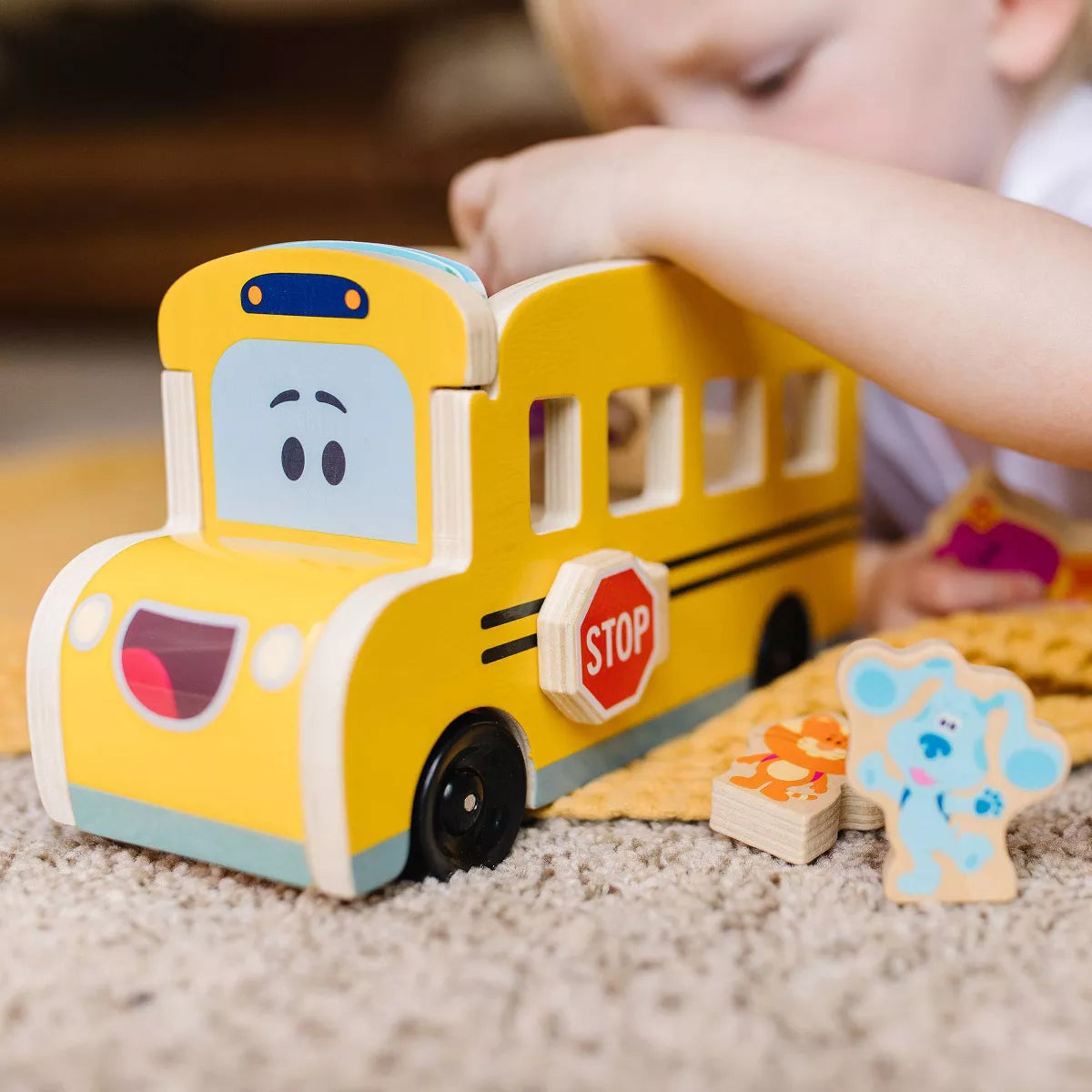Melissa & Doug Blues Clues & You! Wooden School Bus