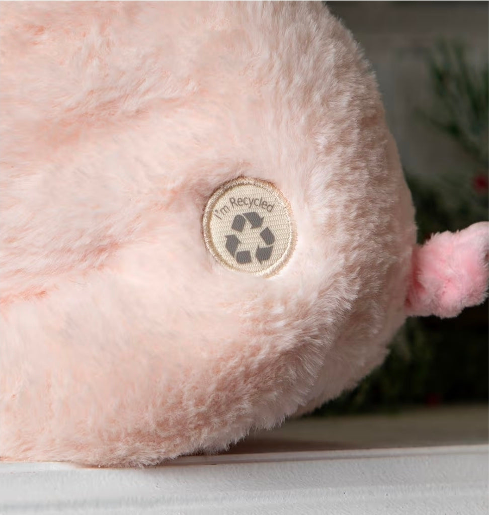 The Petting Zoo Pig Stuffed Animal Plushie, Wild Onez Farm Animals, Pig Plush Toy 12 inches