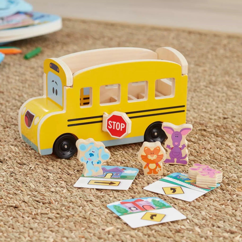 Melissa & Doug Blues Clues & You! Wooden School Bus