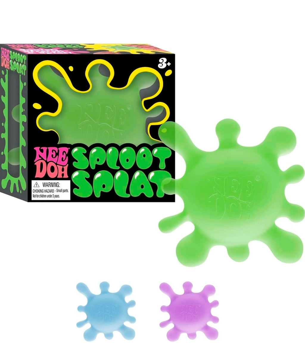 Schylling NeeDoh SplootSplat -The Splat that Sploots - Sensory Toy to Squish, Squeeze, and Pull - Color May Vary (1 Per Pack)