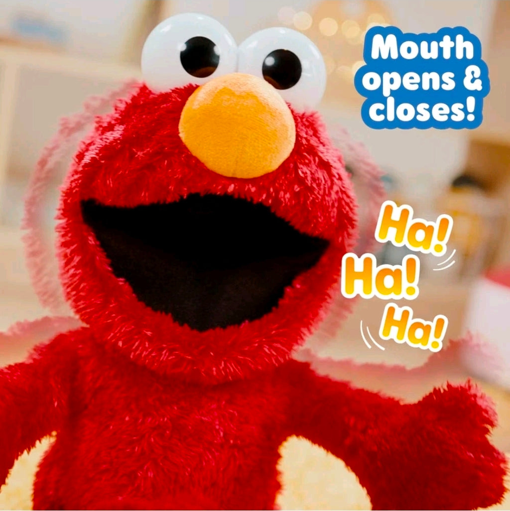 Sesame Street Tickle Me Elmo Giggle Max Interactive Plush Toy