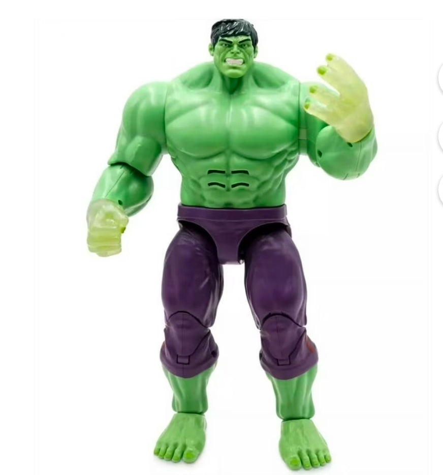Disney Store Power Icons Hulk Talking Action Figure