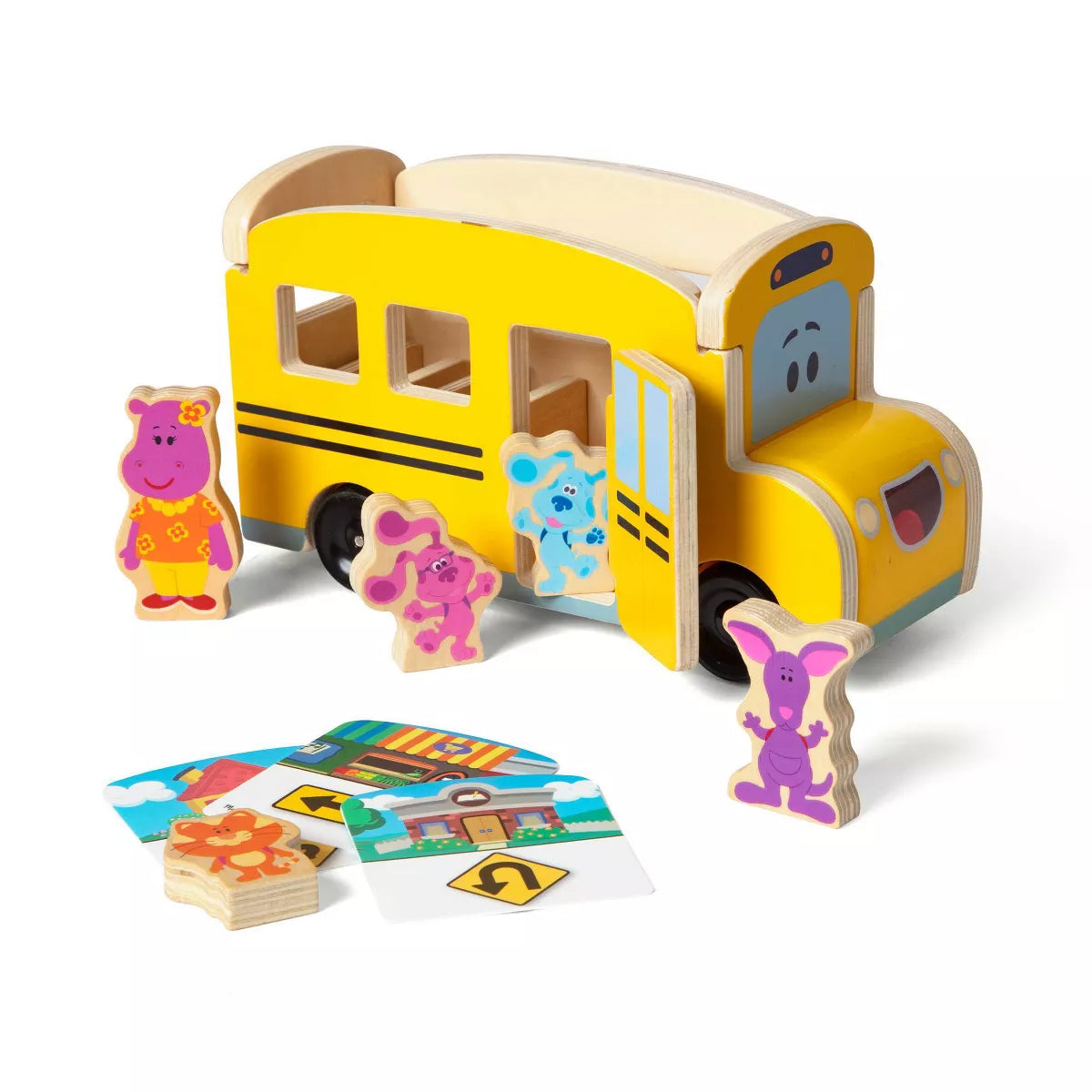 Melissa & Doug Blues Clues & You! Wooden School Bus