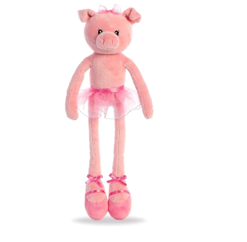 Aurora World Tulip Ballerina Pig Toy, Pink