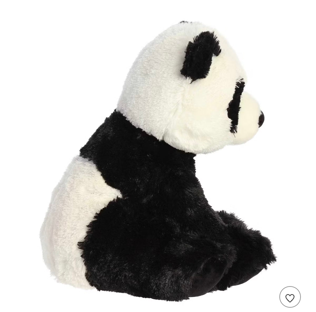 Aurora Medium Panda Cuddly Stuffed Animal Black 12