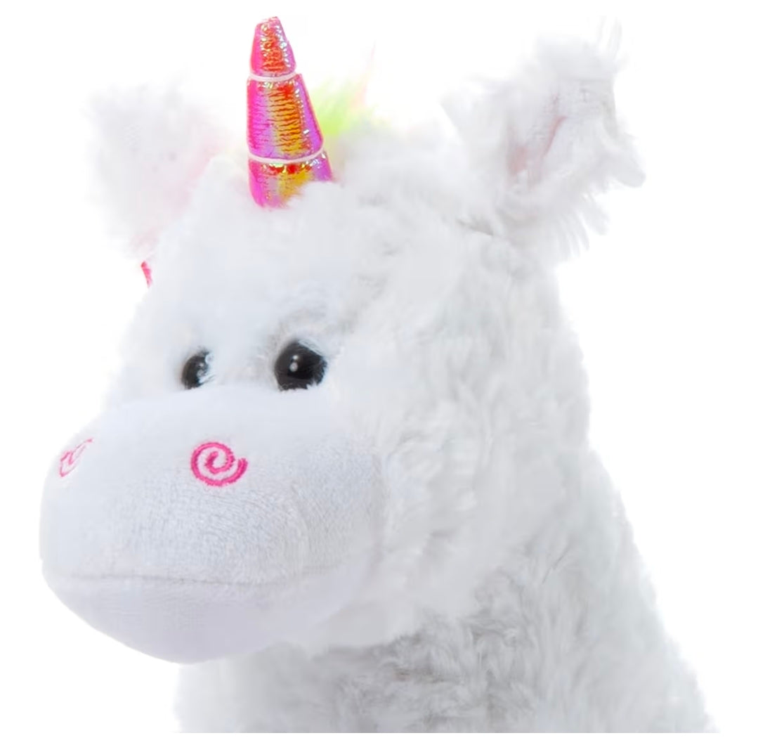 The Petting Zoo Rainbow Unicorn Stuffed Animal, Unicorn Gifts for Girls, Plush Toy 11 inches