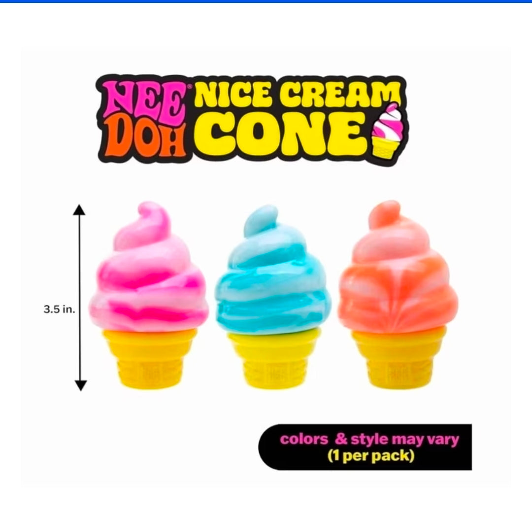 Schylling Nice Cream Cone Nee - 1pc Random Color